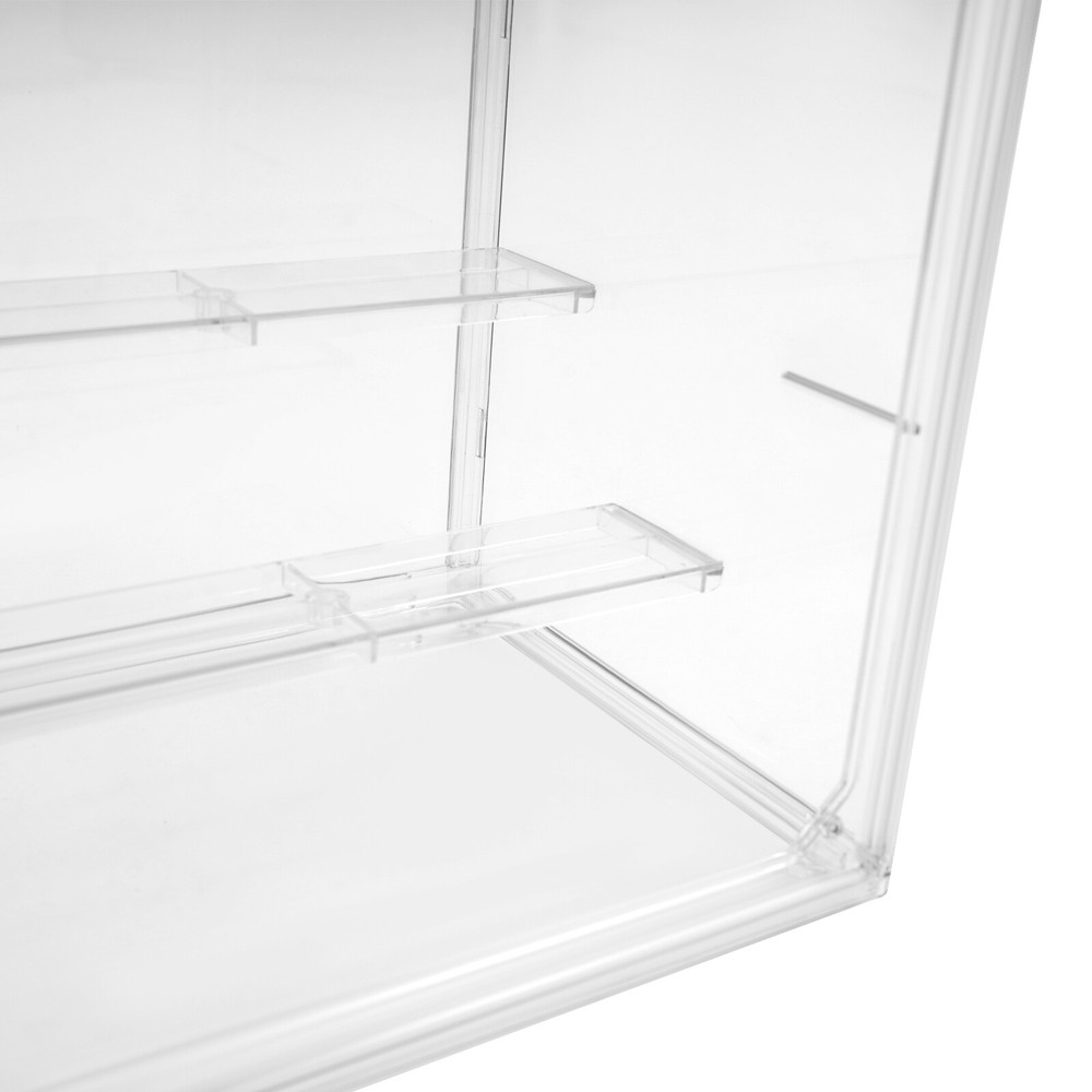 Step-layering Clear Display Case PET Tabletop Storage Box Figurines Display Box