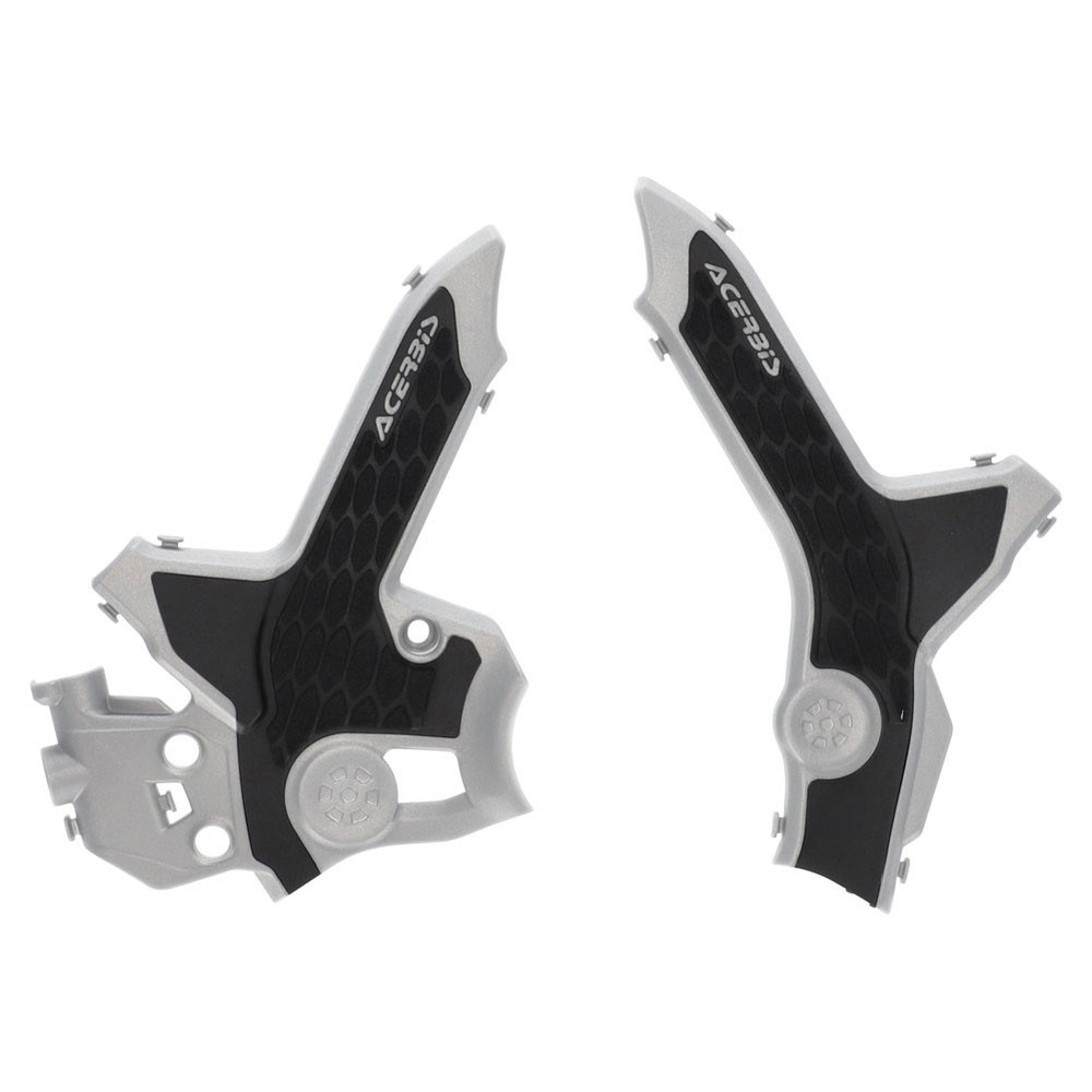 Acerbis X-Grip Frame Guards - Grey/Black - Guards