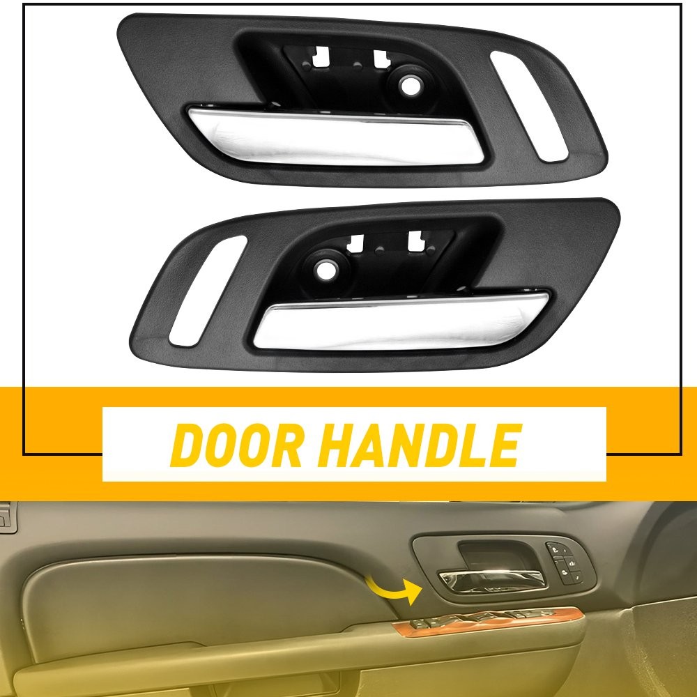 2pcs For 2007-2013 Avalanche Chevy Interior Door Handle Front Left Right EAH
