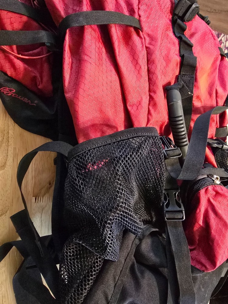 Eddie Bauer Trail Backpack Red and Black