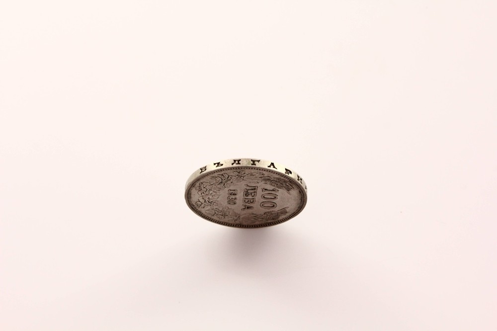 100 лева leva 1930 silver coin Bulgaria