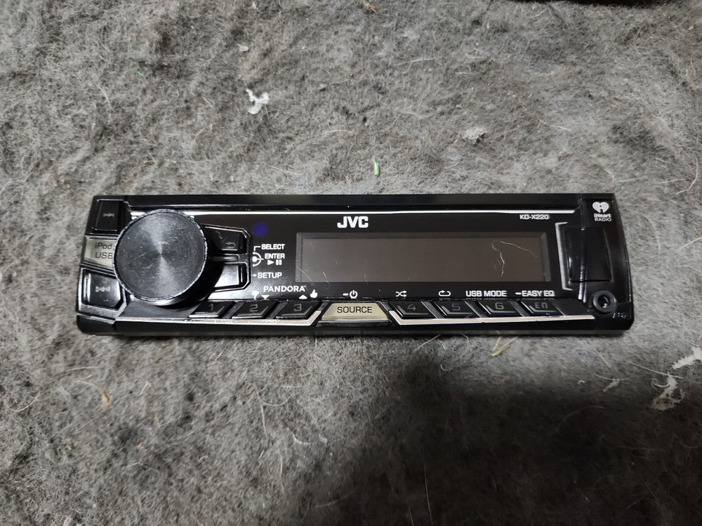 JVC KD-X220 FACEPLATE ONLY TESTED