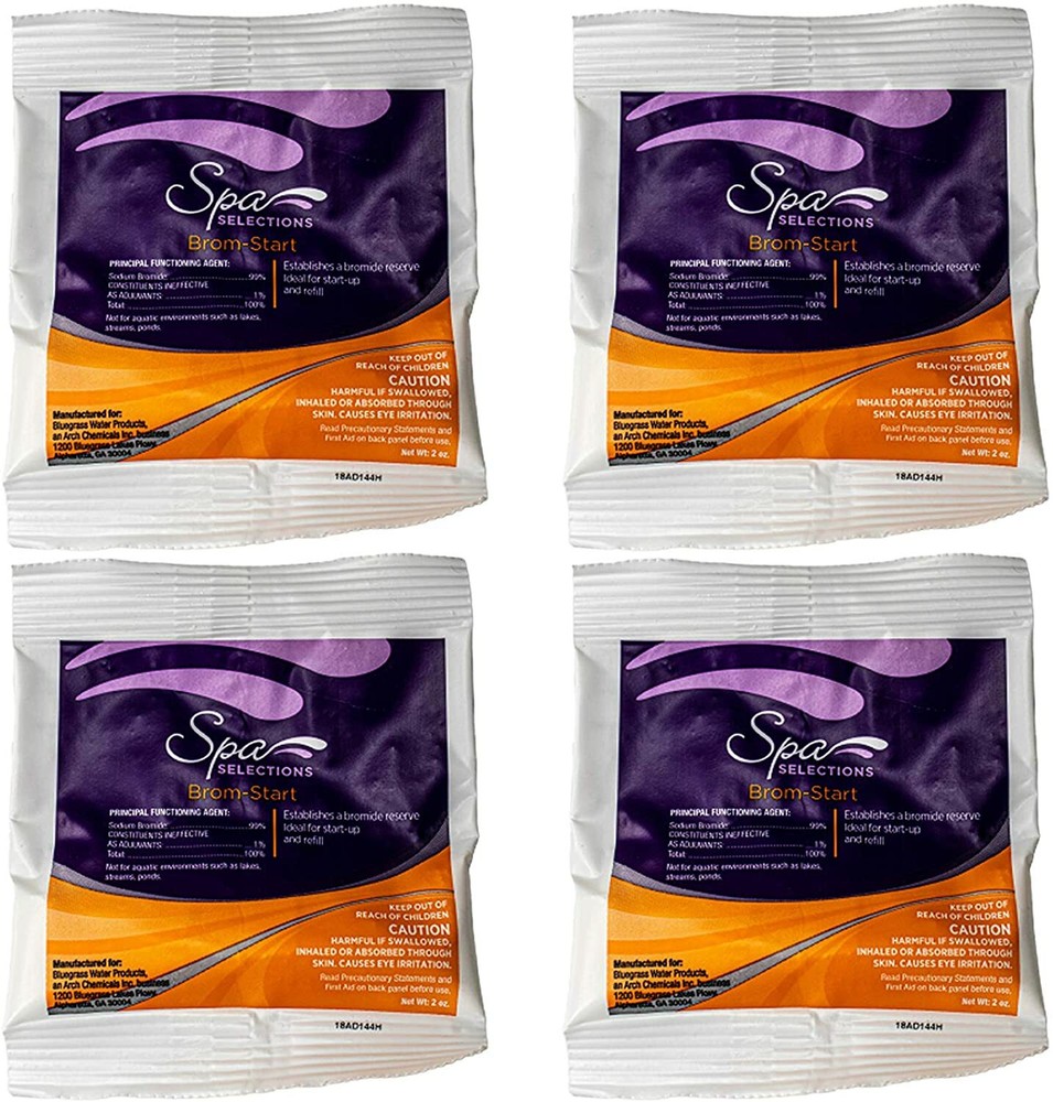 Spa Selections 86204 OBS Brom-Start 2oz, 4-Pack