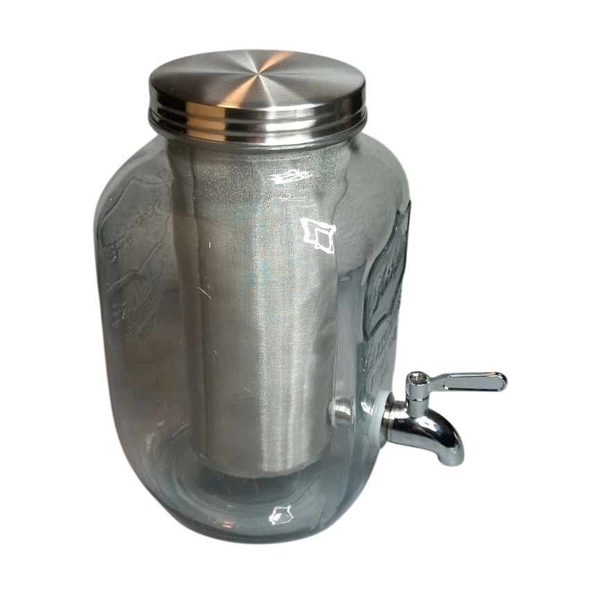 NEW Willow & Everett 1-Gallon Cold Brew Coffee Maker with Spout and Mesh Filter