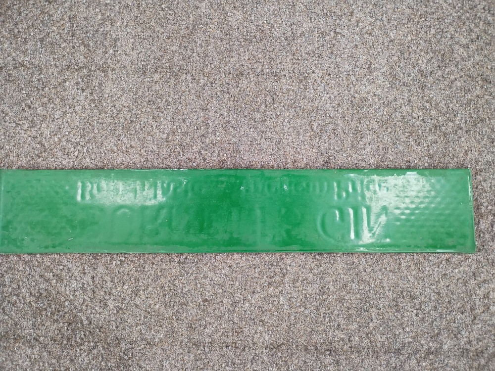 Vtg Burnett's Gin Bar Rail Mat