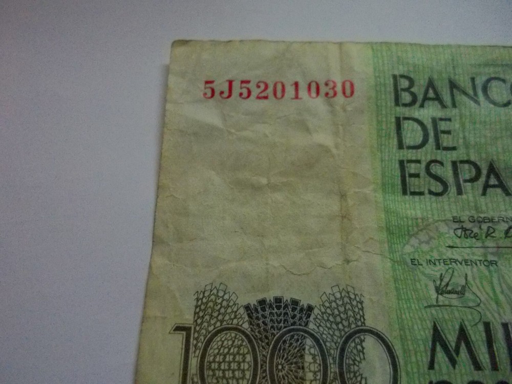 1979 Banco De Espana 1000 Mil Pesetas Note