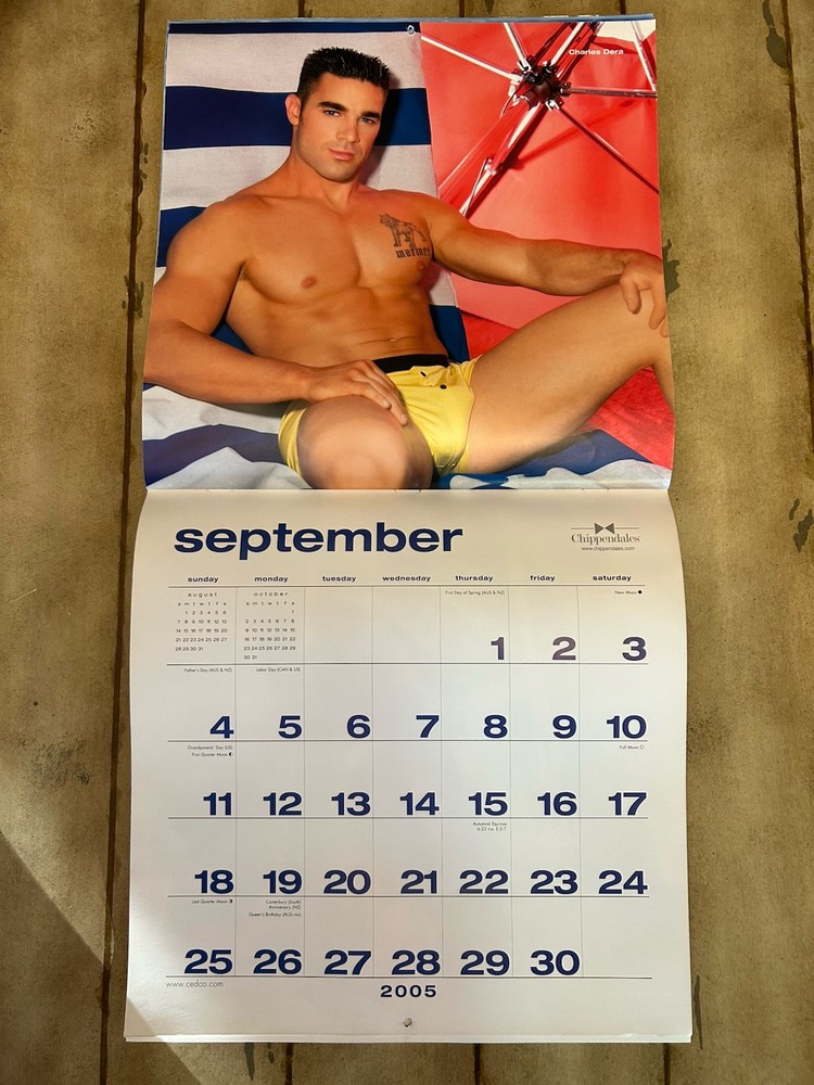 Chippendales 2005 Calandar Great Shape