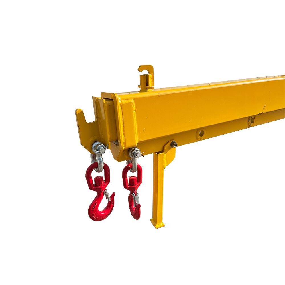 4400lbs Adjustable Forklift Mobile Crane, Lifting Forklift Extension Attachments