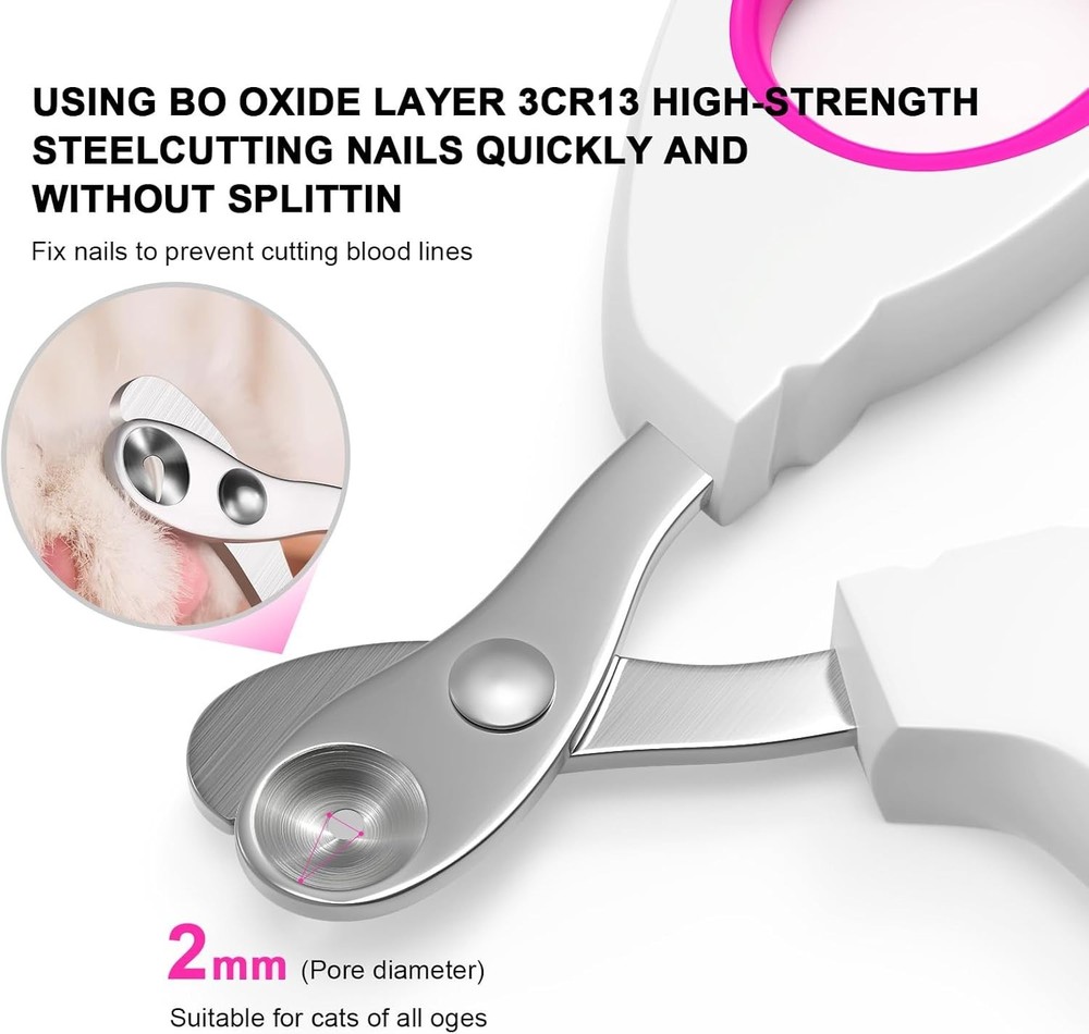 Beginner-Friendly Cat Nail Clipper - Sharp, Durable & Safe for Small Pets