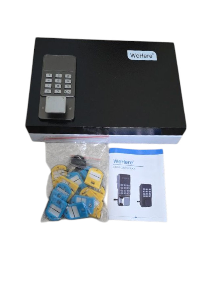 WeHere 16 Key Smart Lock Box Wall Mount, APP Bluetooth/OTP/Wi-Fi/Fixed Code/Key
