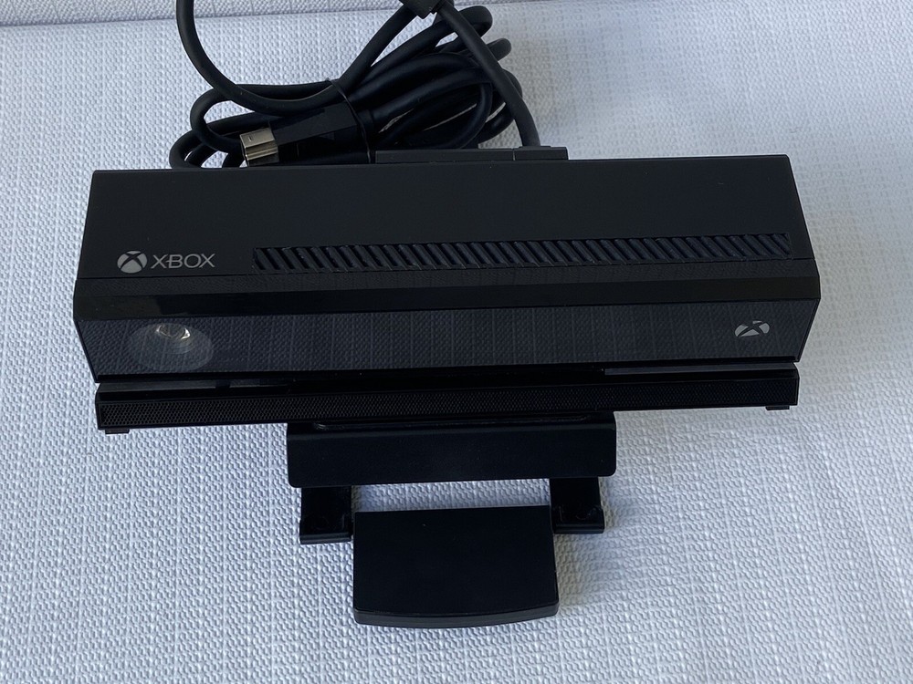 Microsoft Xbox One Black Kinect Sensor - Model 1520 + Clip TV Stand Bundle