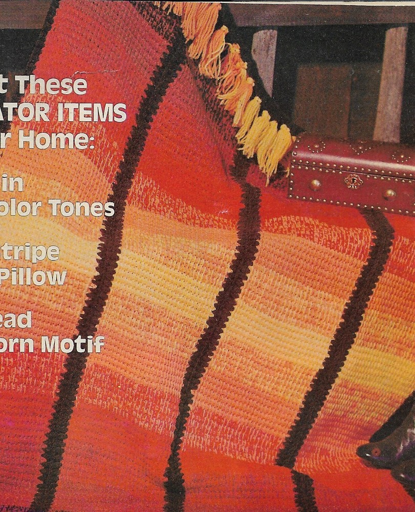 Warm Glow Afghan crochet pattern instructions