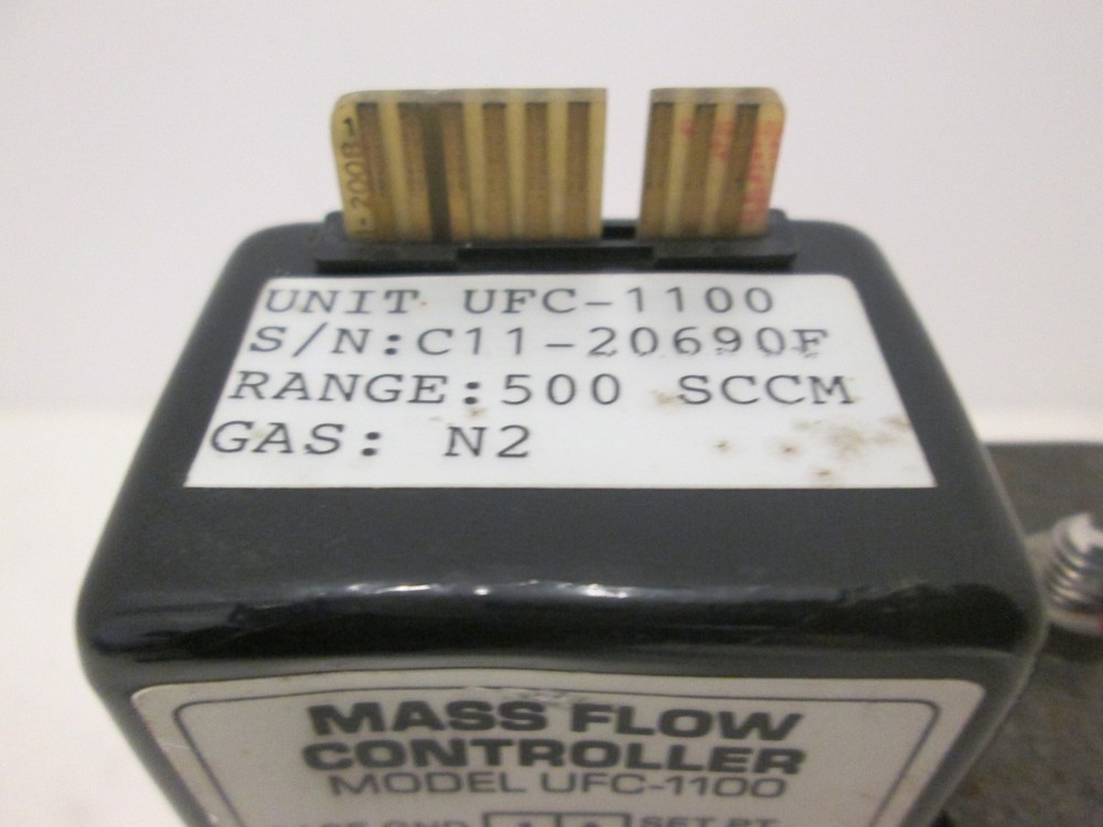 Unit UFC-1100, Mass Flow Controller MFC, N2, 500 SCCM, Used