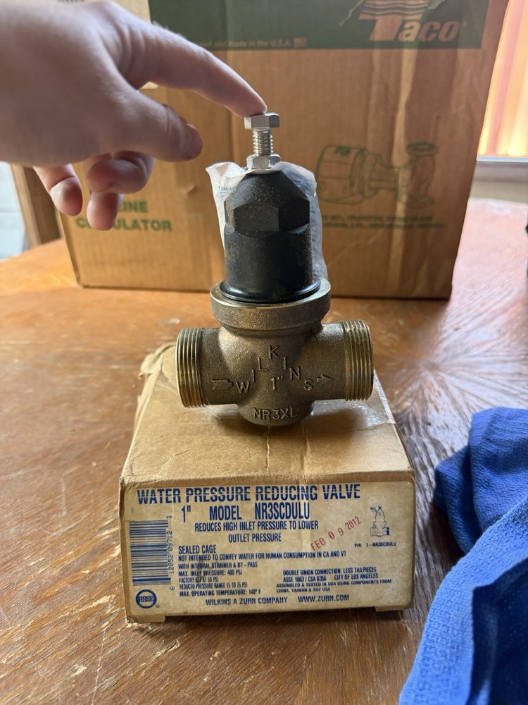 1 inch water pressure reducing valve