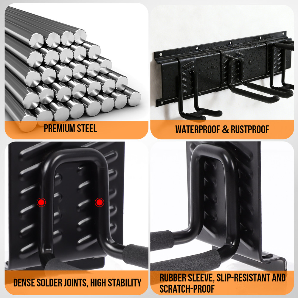 Tool Box Organizer Garage Tool Organizer Wall Mount Adjustable Hooks