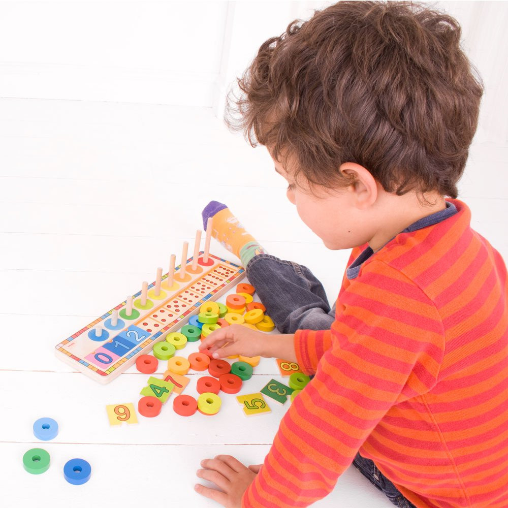 Wooden Learn to Count Stacking Toy