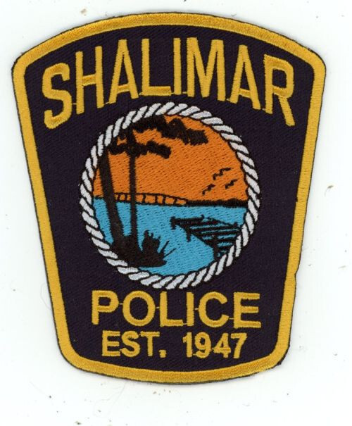 FLORIDA FL SHALIMAR POLICE NICE SHOULDER PATCH SHERIFF
