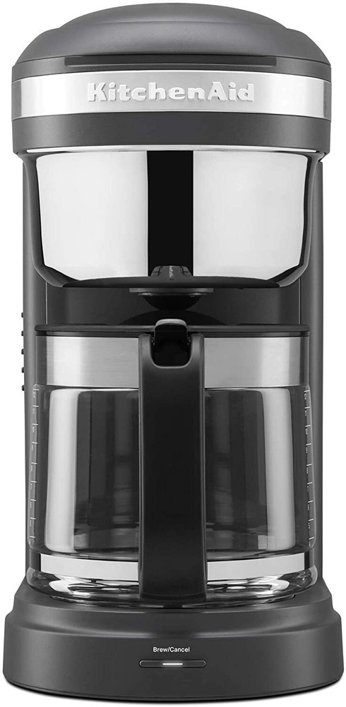 KitchenAid KCM1209DG Countertop Drip Coffee Maker, 12 Cup, Matte Grey