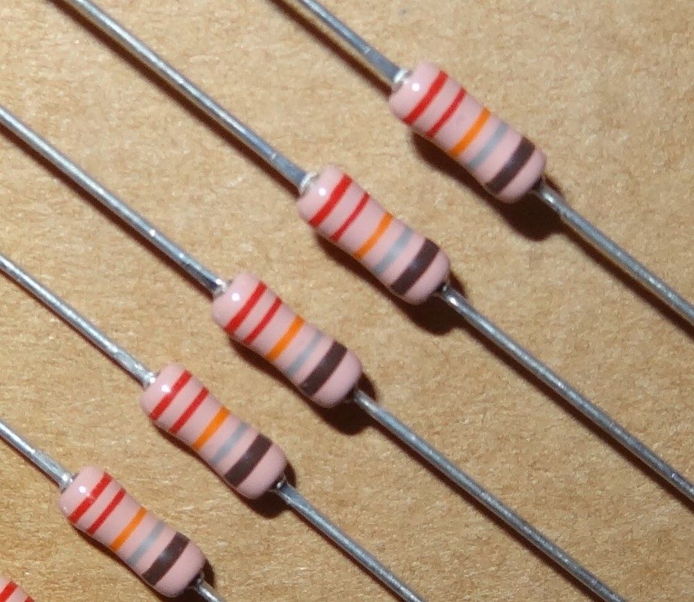 5 pcs 22nF, 50V Axial Capacitors