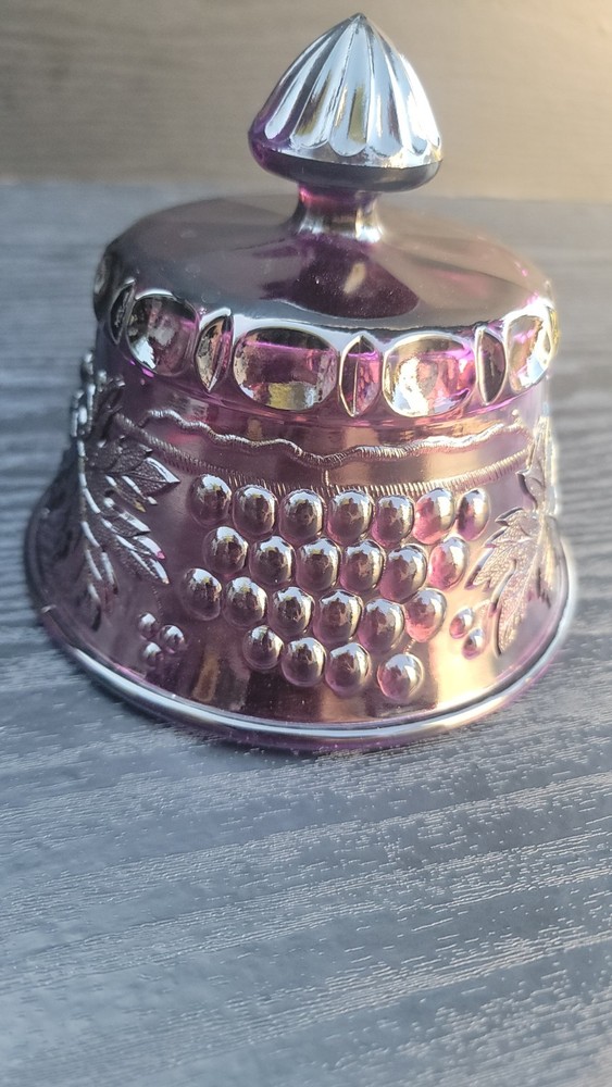 Mosser Grape And Cable Pattern, Amethyst Purple Lid Only To Butter Dish