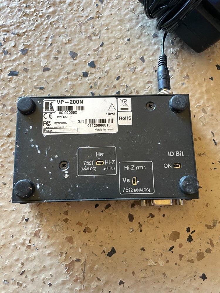 Kramer Electronics VP-200N 1:2 Computer Graphics Video Distribution Amplifier