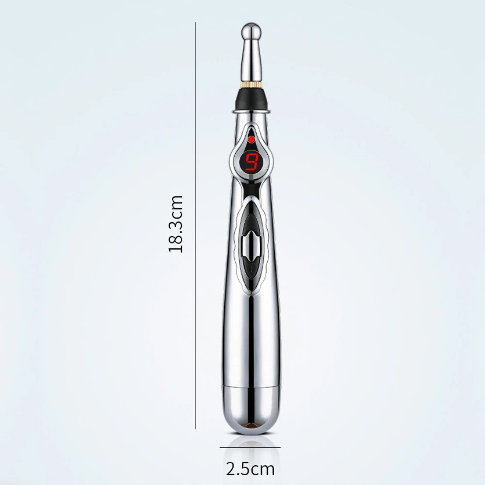 5-in-1 Electronic Acupuncture Pen Massage Therapy Tool Adjustable Intensity