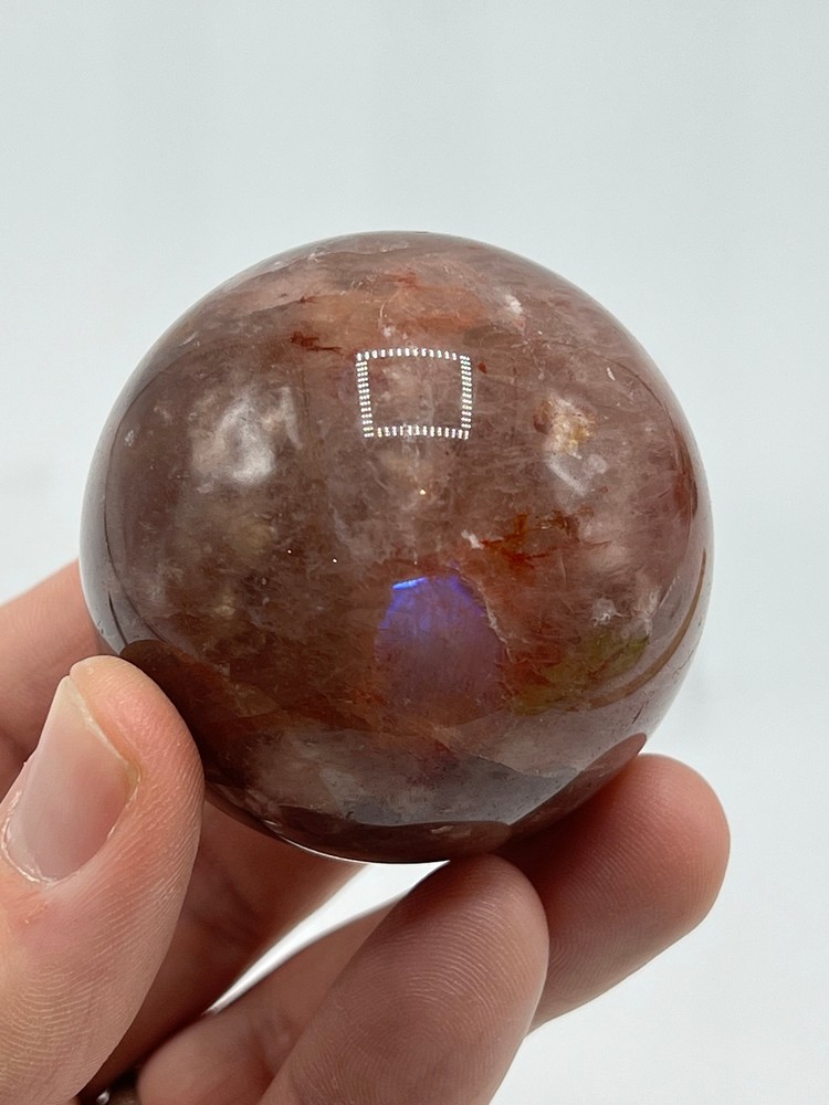 Fire Quartz with Blue Flash B