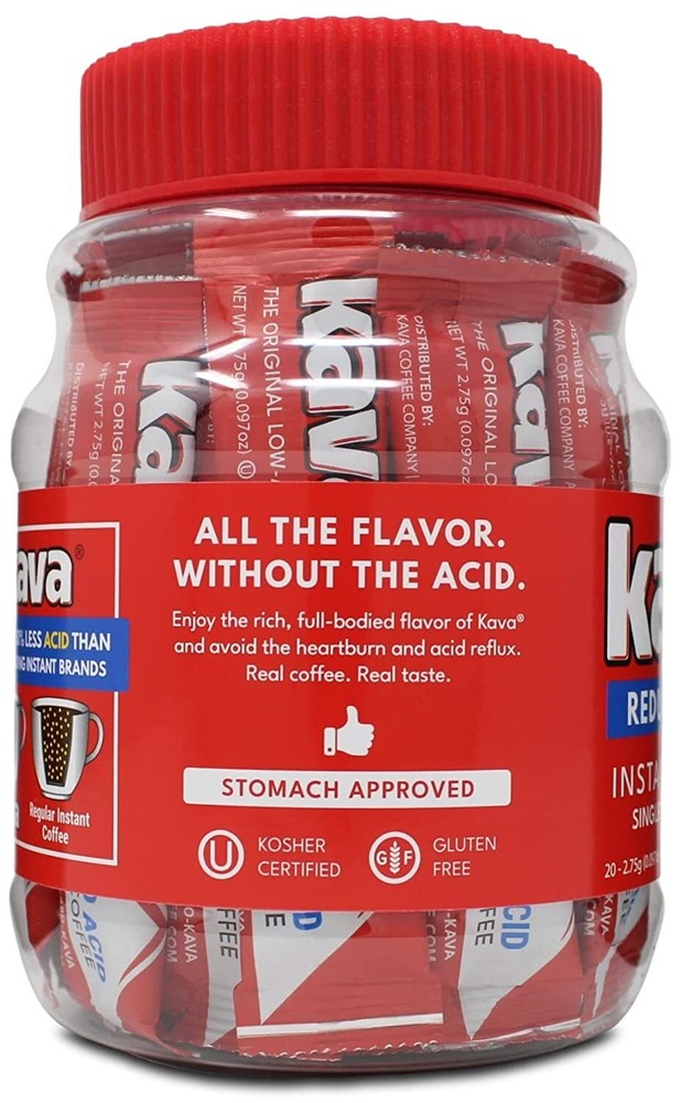 The Original Low Acid Instant Coffee Single Serve Stick Packets