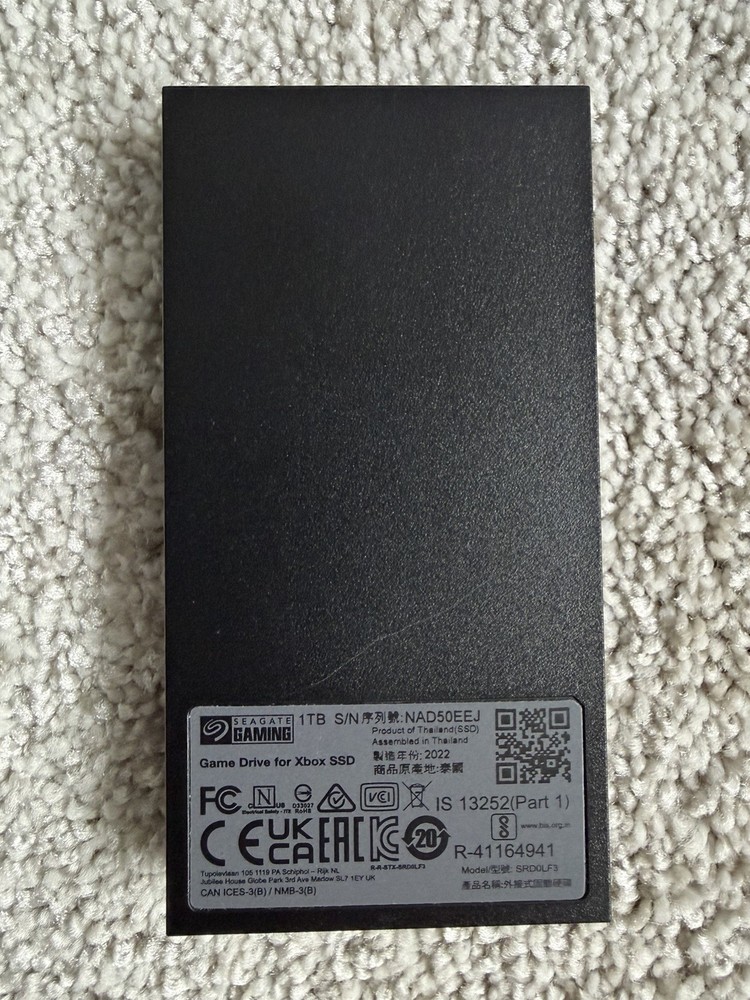 Seagate STLD1000400 1TB Game Drive for Xbox Solid State Drive SSD SRD0LF3 Tested