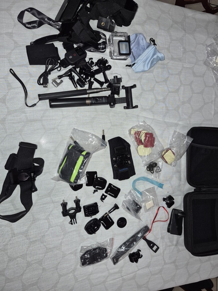 Rhodesy Yoozon Camera Accessory Bundle for GoPro Mounts Case Remote