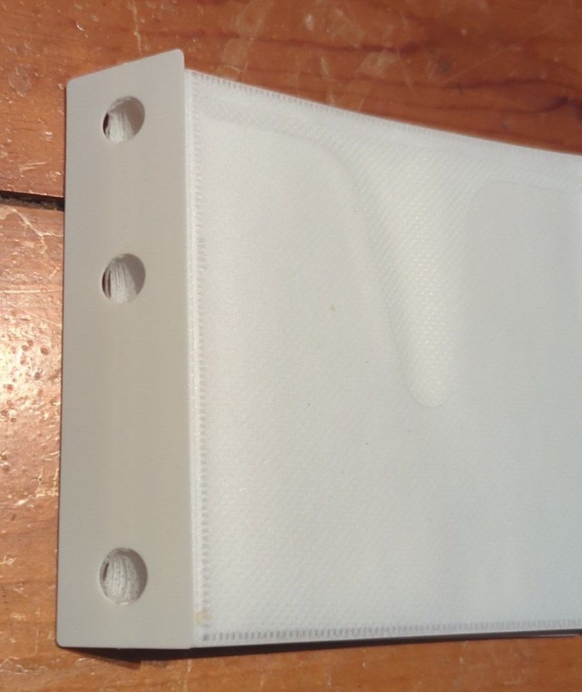 CD/DVD Double Sided Wallet Refill Plastic Sleeve Insert for Storage Binder