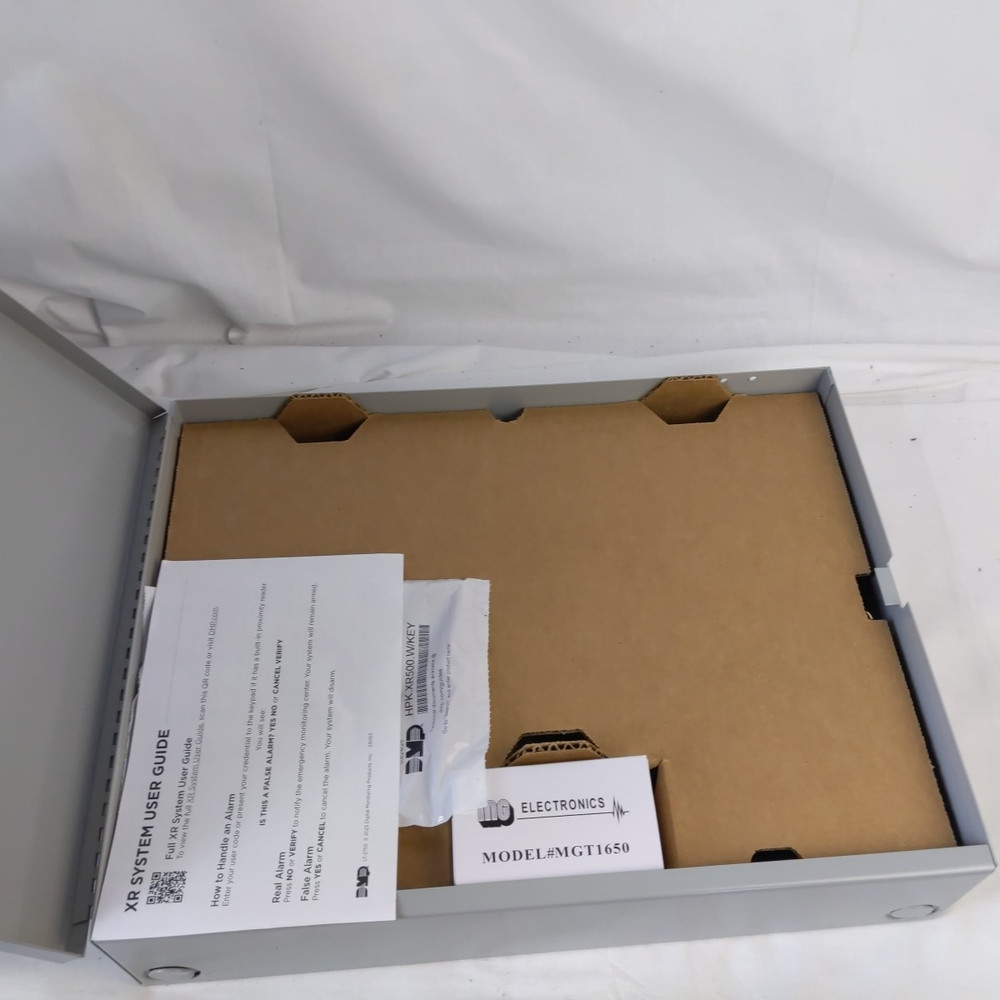 DMP XR150NL-G Network Panel Assembly and Accessories.