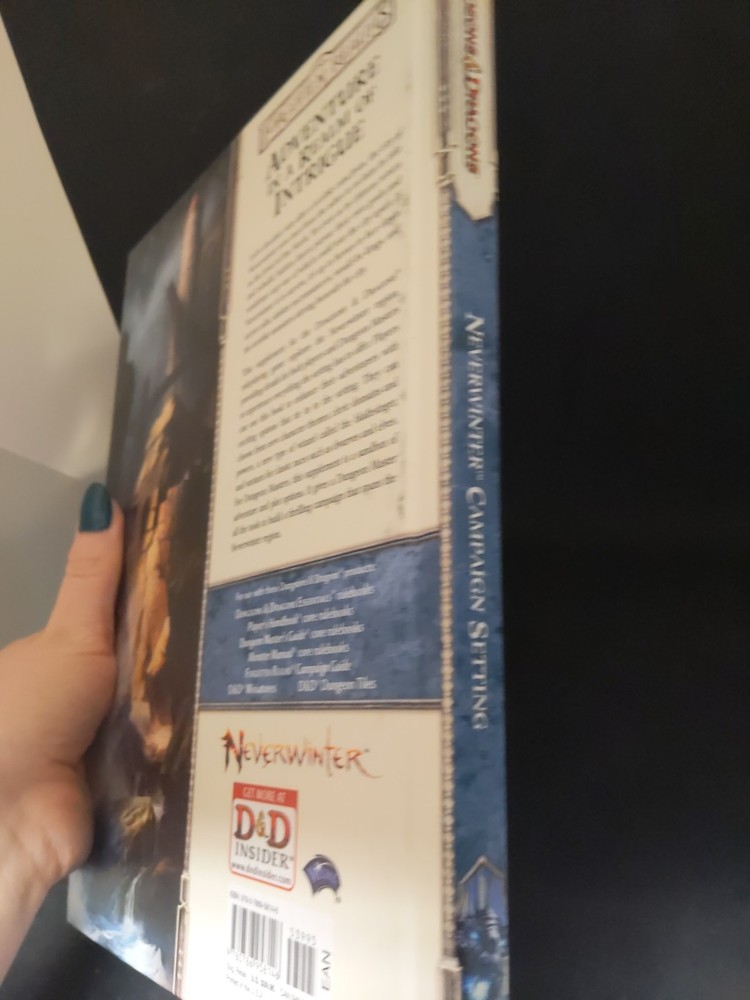 Neverwinter Campaign Setting Dungeons & Dragons 4th Edition 4E, Hardcover