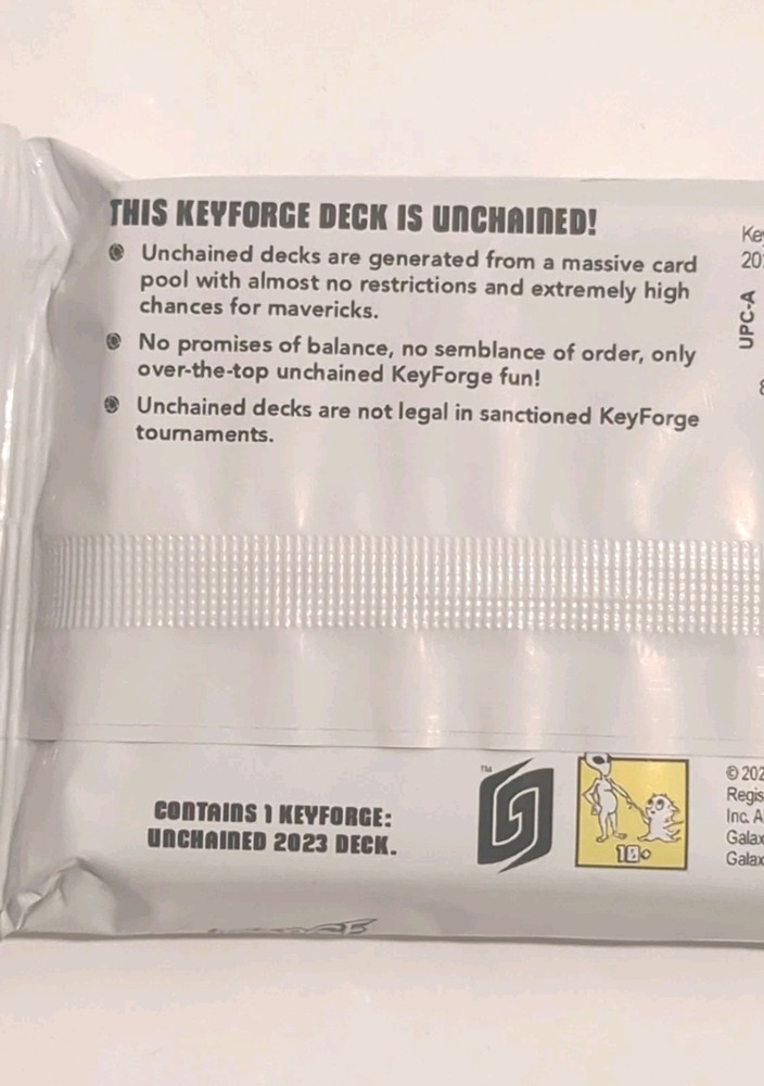 KeyForge - Unchained - Archon Deck - 2023 Edition - Ghost Galaxy - New / Sealed