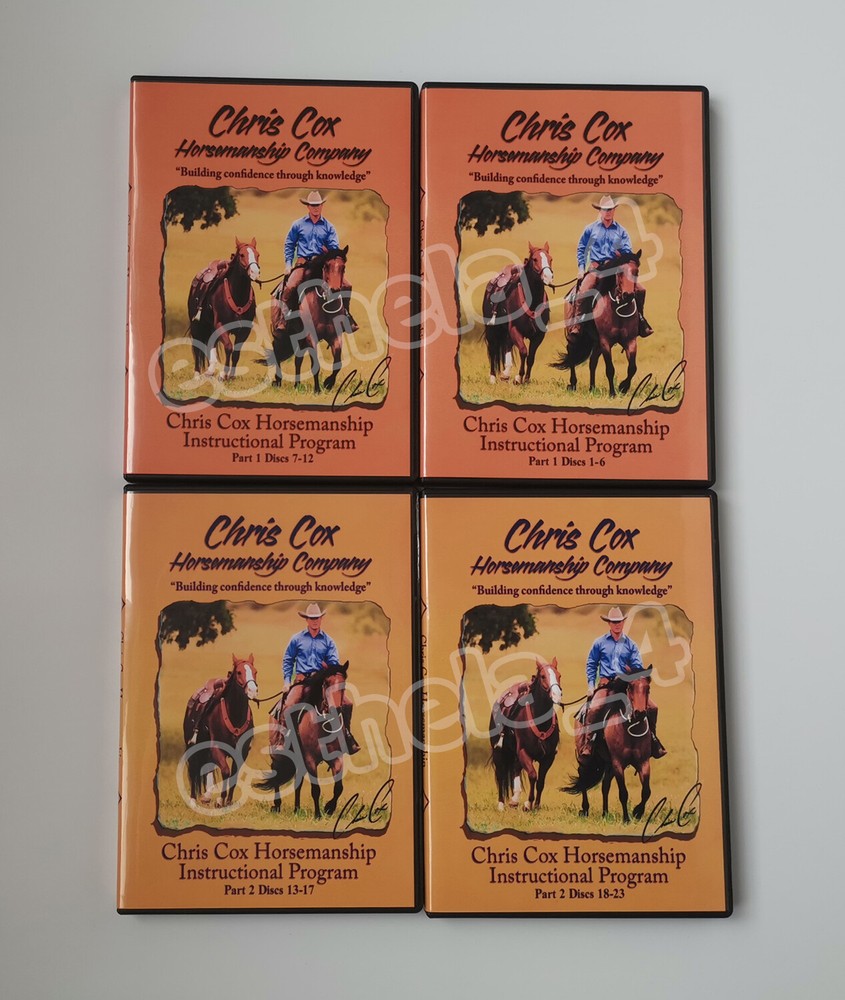 Chris Cox Horsemanship Instructional Program horse training 23 DVD