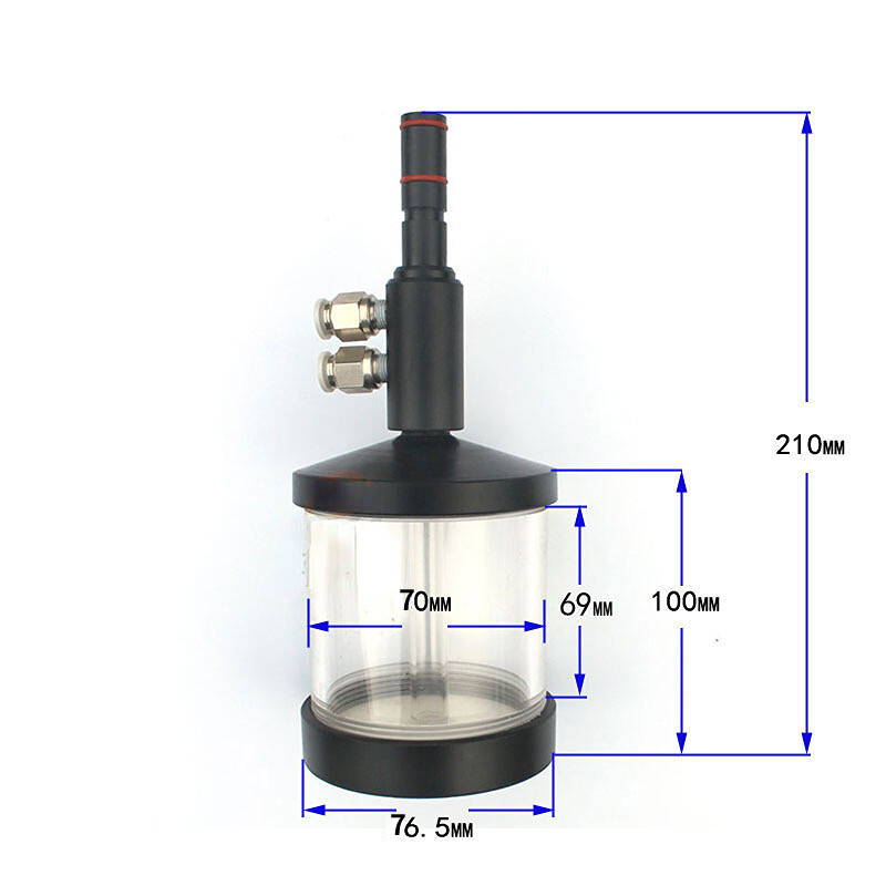 Manual Spray Gun Electrostatic Powder Experimental Cup 02 03