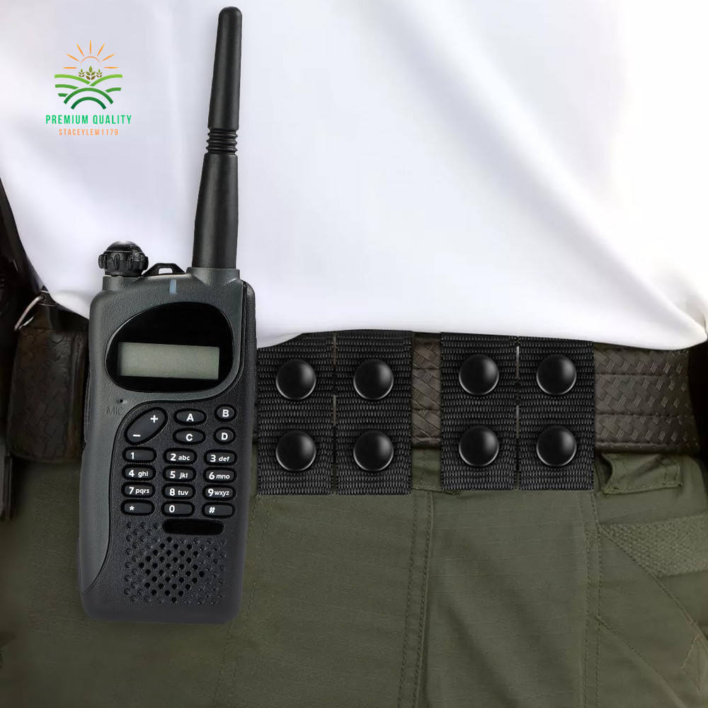 Double Snap Duty Keeper for Tactical Outdoor Belts - Enhanced Security