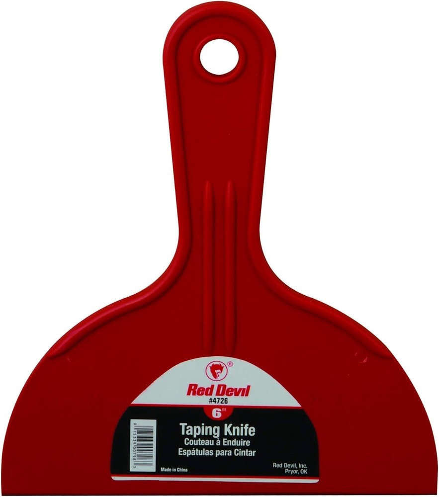 3-Piece Plastic Putty Knife Set, Scraper Tool, Spackle & Paint, 1-Pack