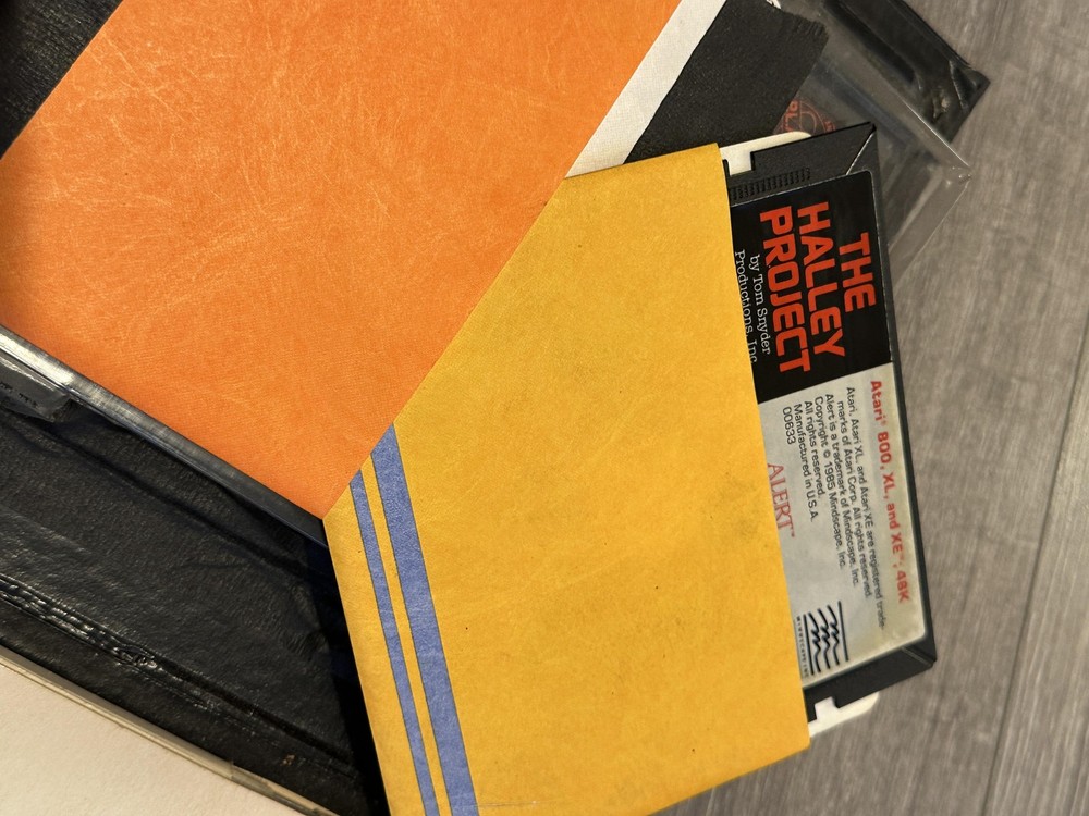 Vintage The Halley Project Atari Commodore Big Box Game Mindscape 1985 Complete