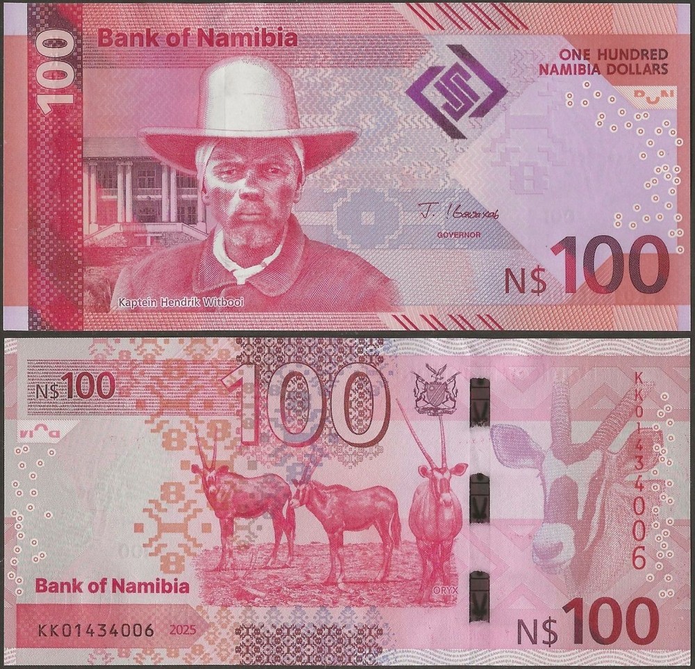 NAMIBIA 10 to 200 DOLLARS 2025 Full Set @ EBS