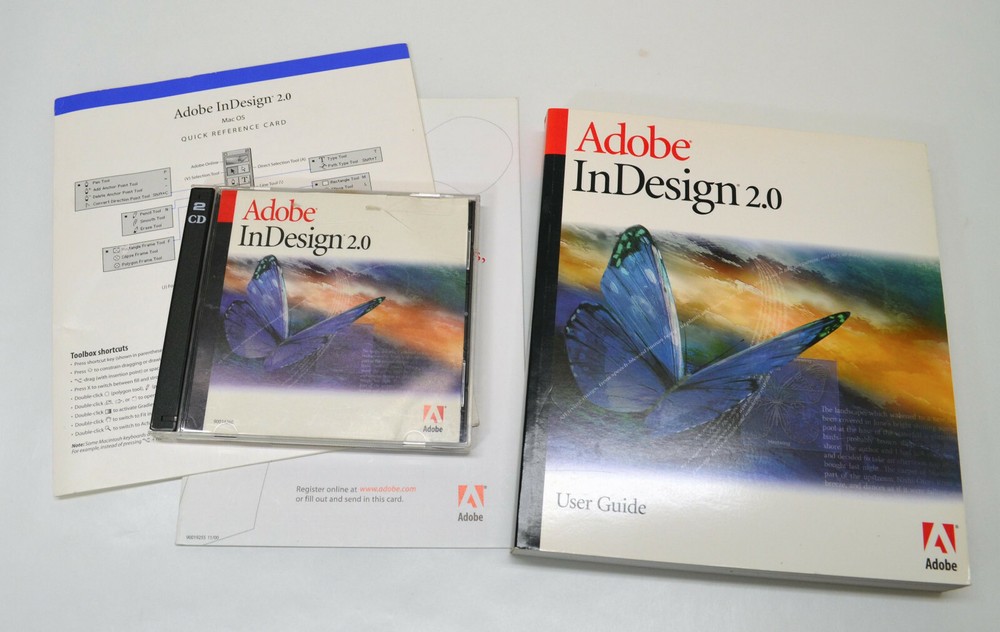 Adobe InDesign 2.0 - Upgrade for Mac with s/n