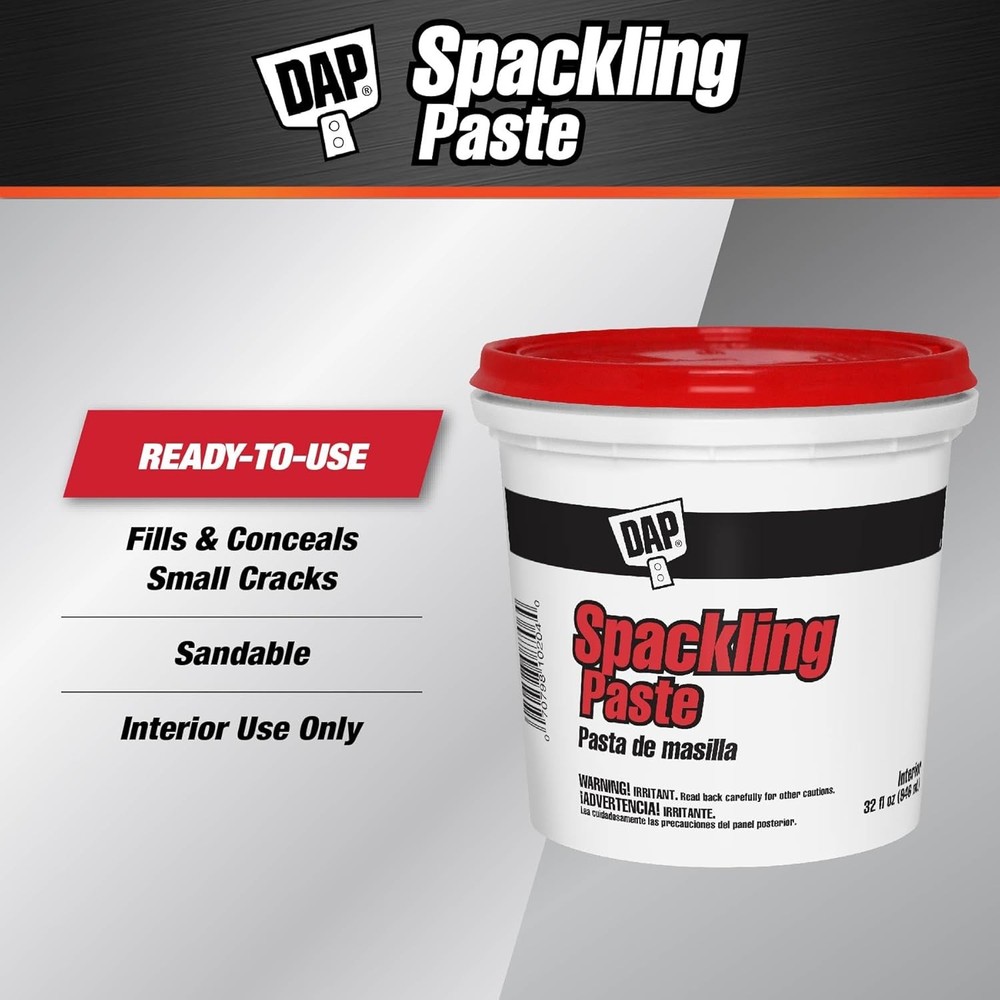 White spackling paste for wall repair