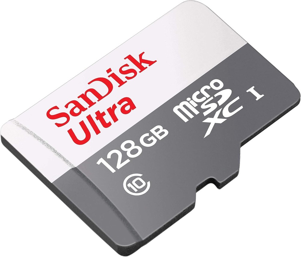 Made for Amazon 128GB microSD Memory Card - White/gray