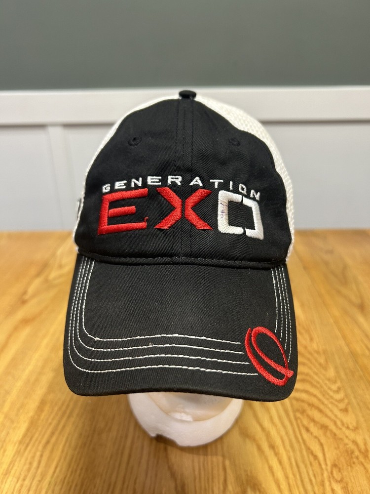 Quantum Generation EXO Exoskeletal Design Embroidered Mesh Hat/Cap Adjustable