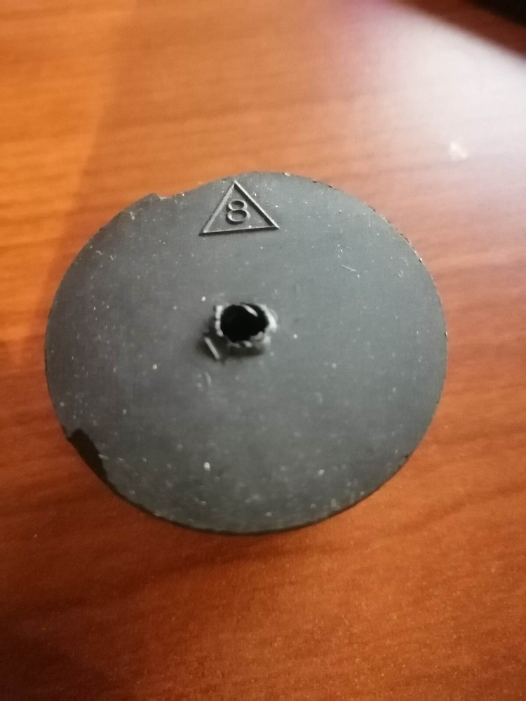 1 hole #8 rubber stopper