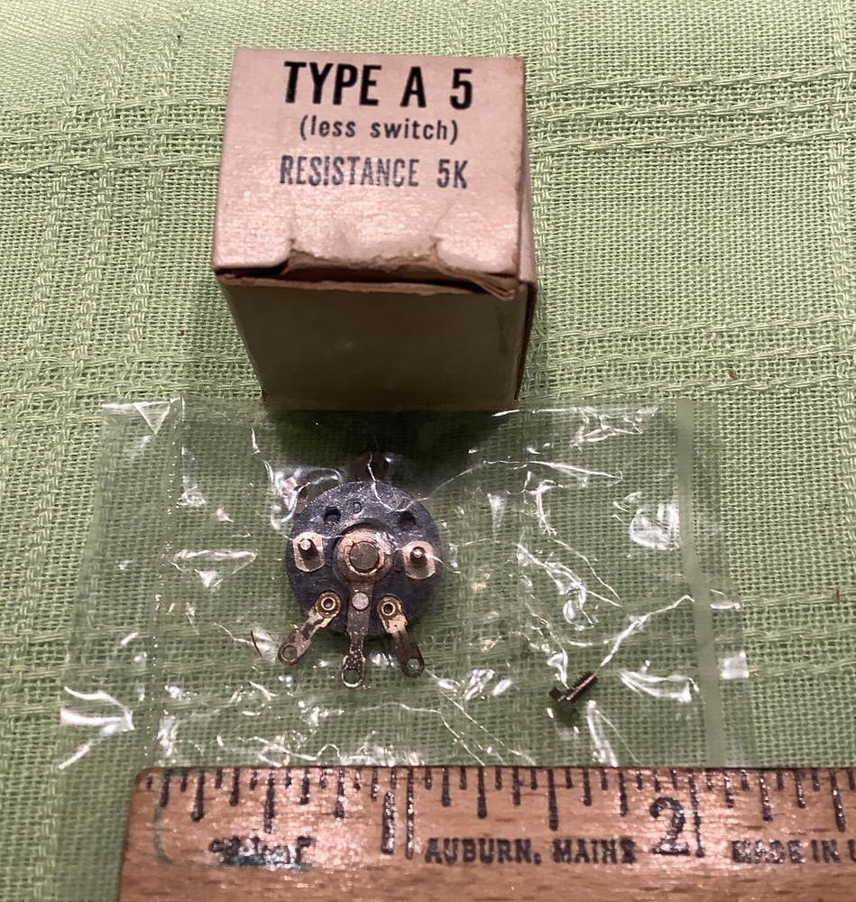 speco 5 k ohm transistor radio volume control