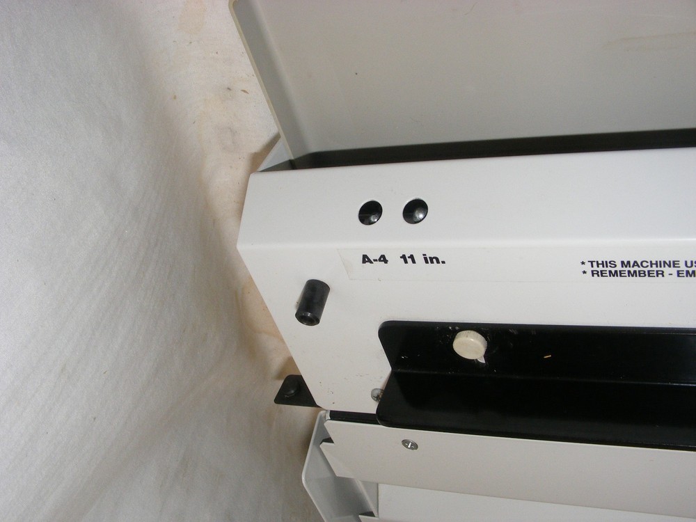 PLASTIKOIL REPORT BINDING MACHINE MODEL PBS COMBO**SEE DESCRIPTION & PIC'S