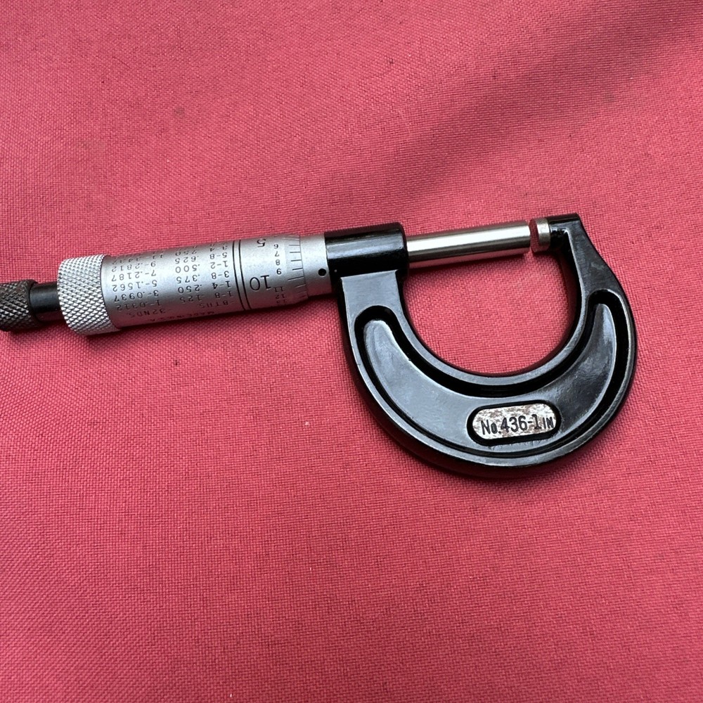 Starrett Micrometer - 0-1", .0001" resolution