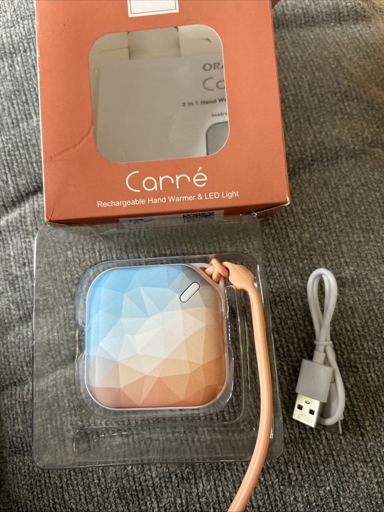 Orastone Rechargeable Fast Hand Warmer & LED Light Polygon