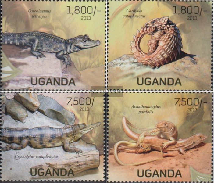 uganda 3025-3028 MNH 2013 Lizards